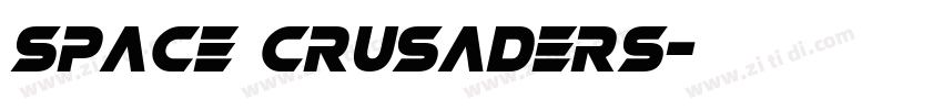 Space Crusaders字体转换